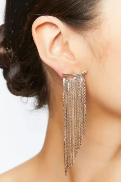Tapered Fringe Duster Earrings