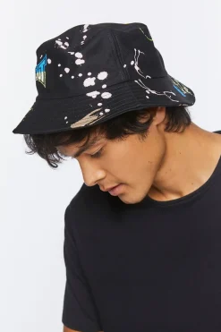 Tapout Paint Splatter Embroidered Bucket Hat