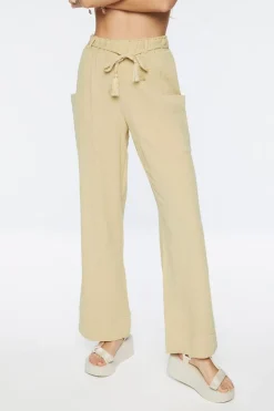 Tassel Drawstring Pants
