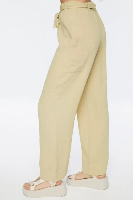 Tassel Drawstring Pants