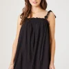 Tassel Shift Mini Dress