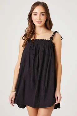 Tassel Shift Mini Dress
