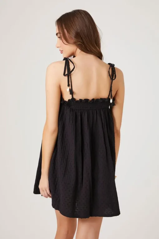 Tassel Shift Mini Dress