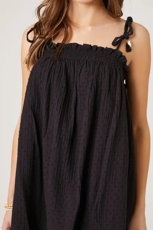 Tassel Shift Mini Dress