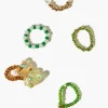 Teddy Bear Beaded Ring Set