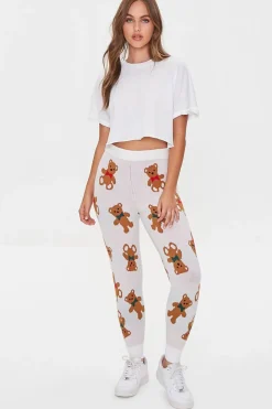 Teddy Bear High-Rise Leggings