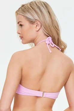 Terry Cloth Bandeau Bikini Top