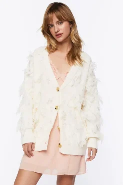 Textured Cardigan Sweater