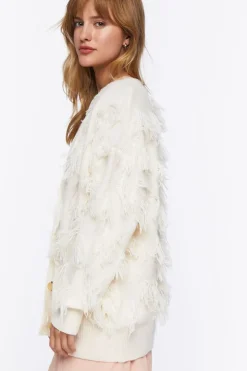Textured Cardigan Sweater