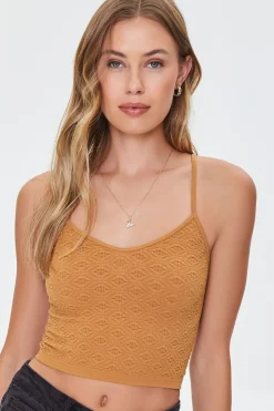 Textured Cropped Cami