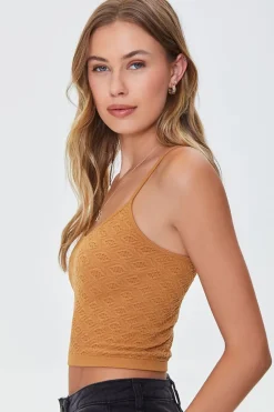 Textured Cropped Cami