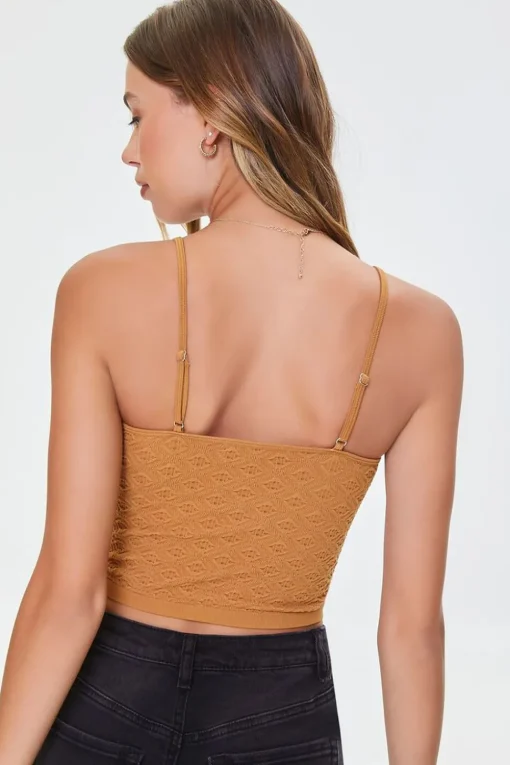 Textured Cropped Cami