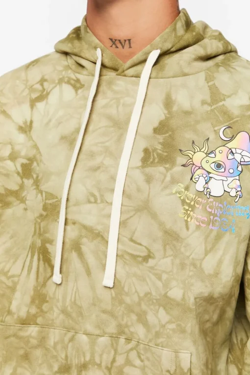 Tie-Dye Graphic Hoodie