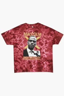Tie-Dye Malcolm X Graphic Tee
