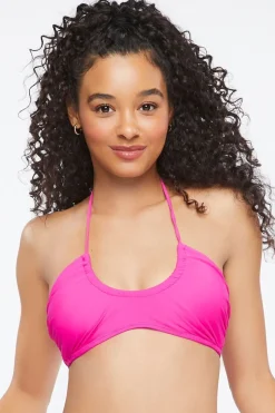 Tie-Neck Halter Bikini Top
