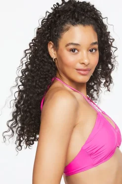 Tie-Neck Halter Bikini Top