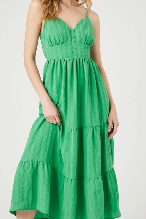 Tiered Cami Midi Dress