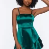 Tiered Fit & Flare Mini Dress