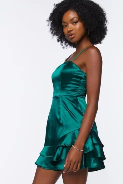 Tiered Fit & Flare Mini Dress