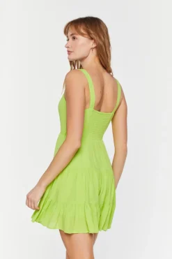 Tiered Fit & Flare Mini Dress
