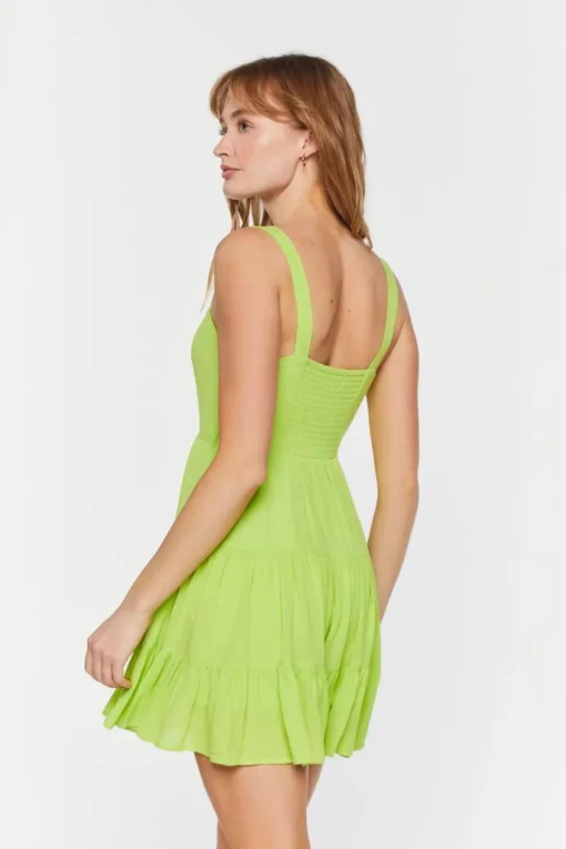 Tiered Fit & Flare Mini Dress