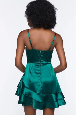 Tiered Fit & Flare Mini Dress