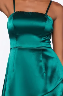 Tiered Fit & Flare Mini Dress