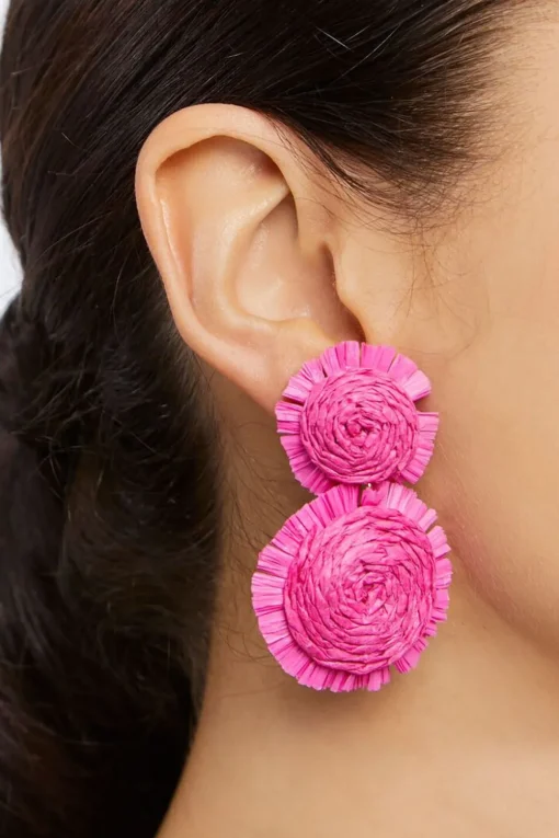 Tiered Floral Drop Earrings
