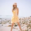Tiered Flounce Mini Dress