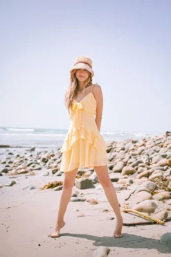 Tiered Flounce Mini Dress