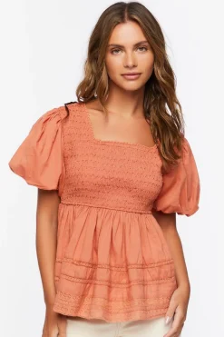 Tiered Puff Sleeve Top