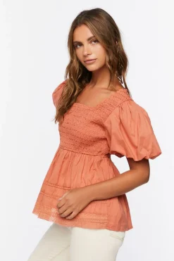 Tiered Puff Sleeve Top
