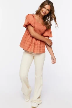 Tiered Puff Sleeve Top