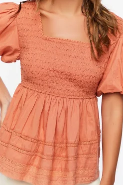 Tiered Puff Sleeve Top