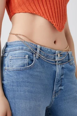 Tiered Rhinestone Belly Chain