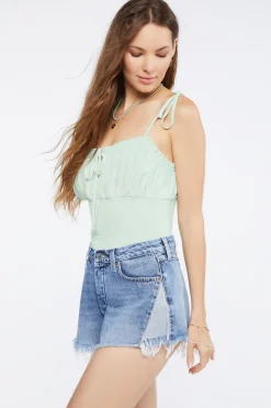 Tie-Strap Cami Bodysuit