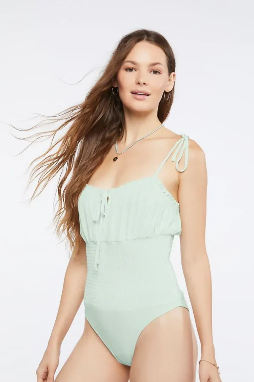 Tie-Strap Cami Bodysuit