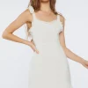 Tie-Strap Sweetheart Dress