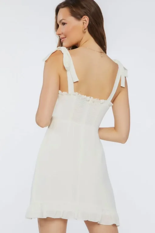 Tie-Strap Sweetheart Dress