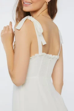 Tie-Strap Sweetheart Dress