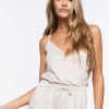 Tie-Waist Lounge Romper