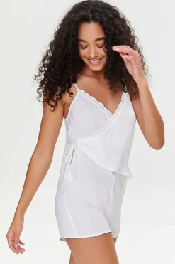 Tie-Waist Lounge Romper