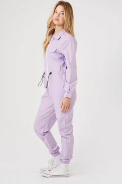 Toggle Drawstring Jumpsuit