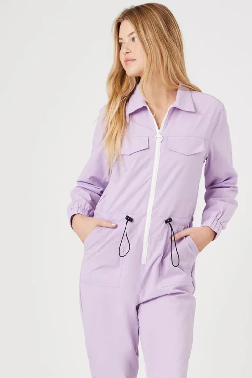 Toggle Drawstring Jumpsuit
