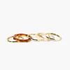Tortoiseshell & Marble Bangle Bracelet Set