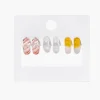 Transparent Hoop Earring Set