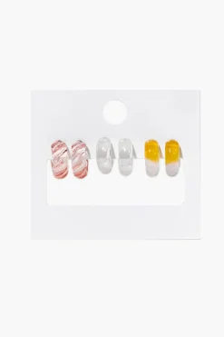 Transparent Hoop Earring Set