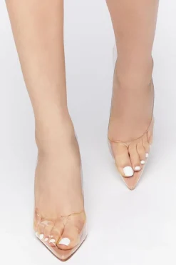 Transparent Pointed-Toe Pumps