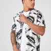 Tropical Print Short-Sleeve Shirt