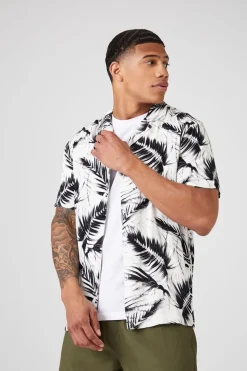 Tropical Print Short-Sleeve Shirt
